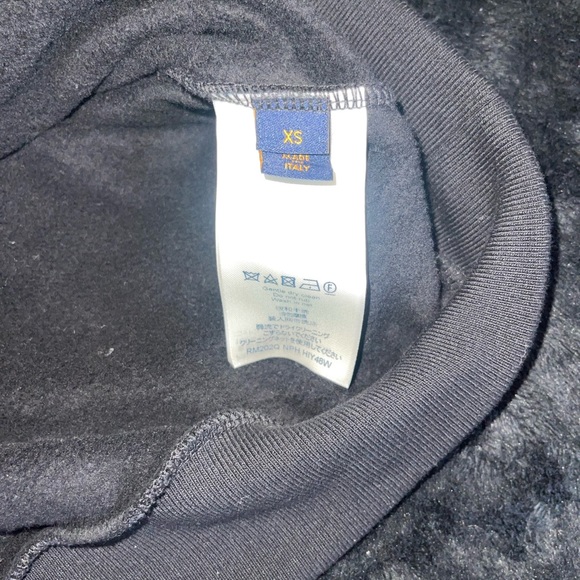 Black on black staples edition Mens Louis Vuitton hoodie size XS never washed - Picture 2 of 6